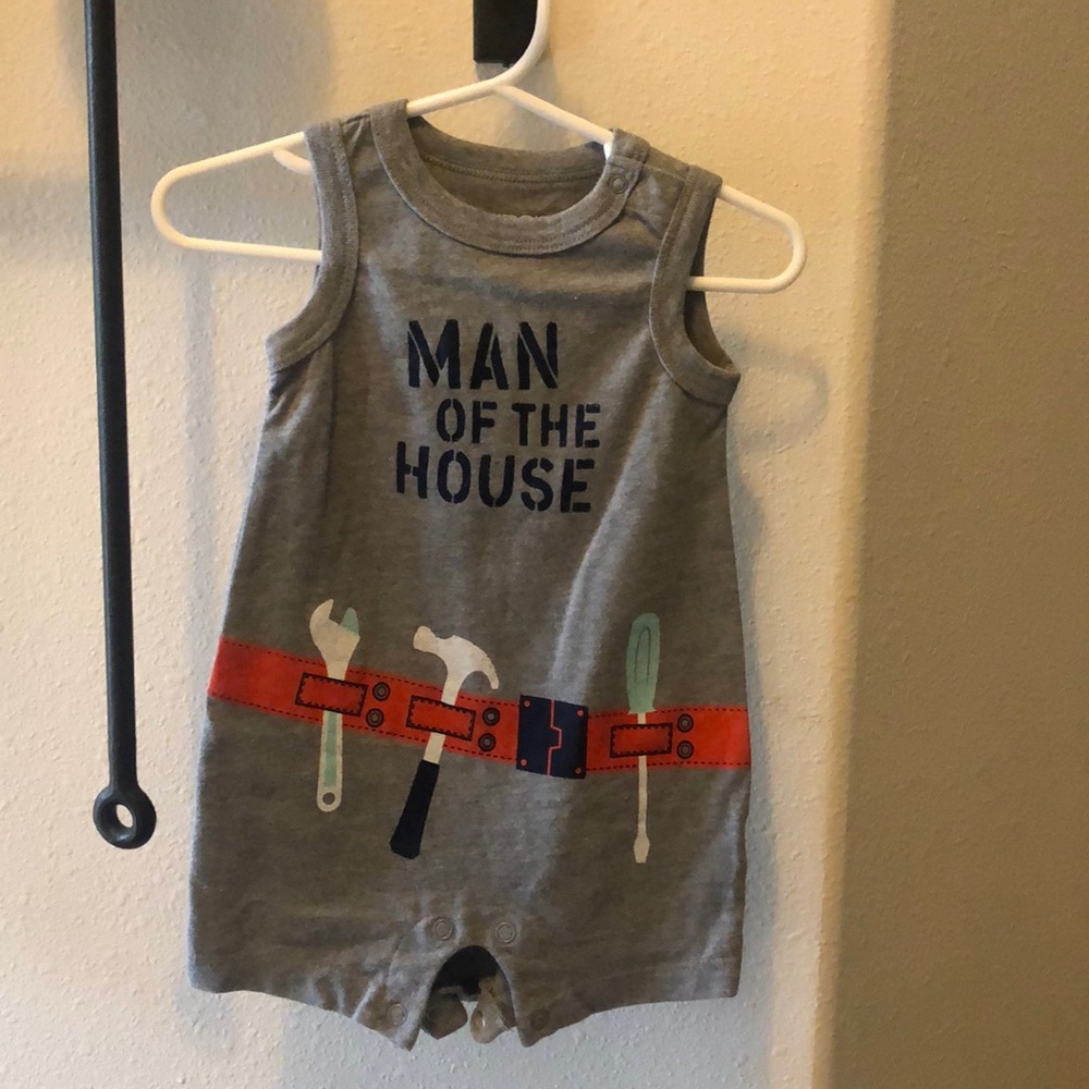Man of the house one piece button up